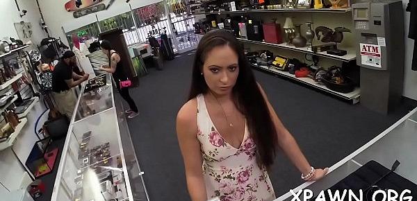  Beauty is doing sex in shop